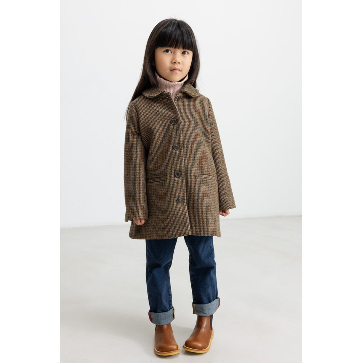 MarMar Wool Check Earthy Check Olive Jacka