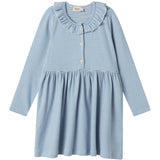 MarMar Modal Fine Rib Blue Stripe Dama LS Klänning