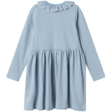 MarMar Modal Fine Rib Blue Stripe Dama LS Klänning
