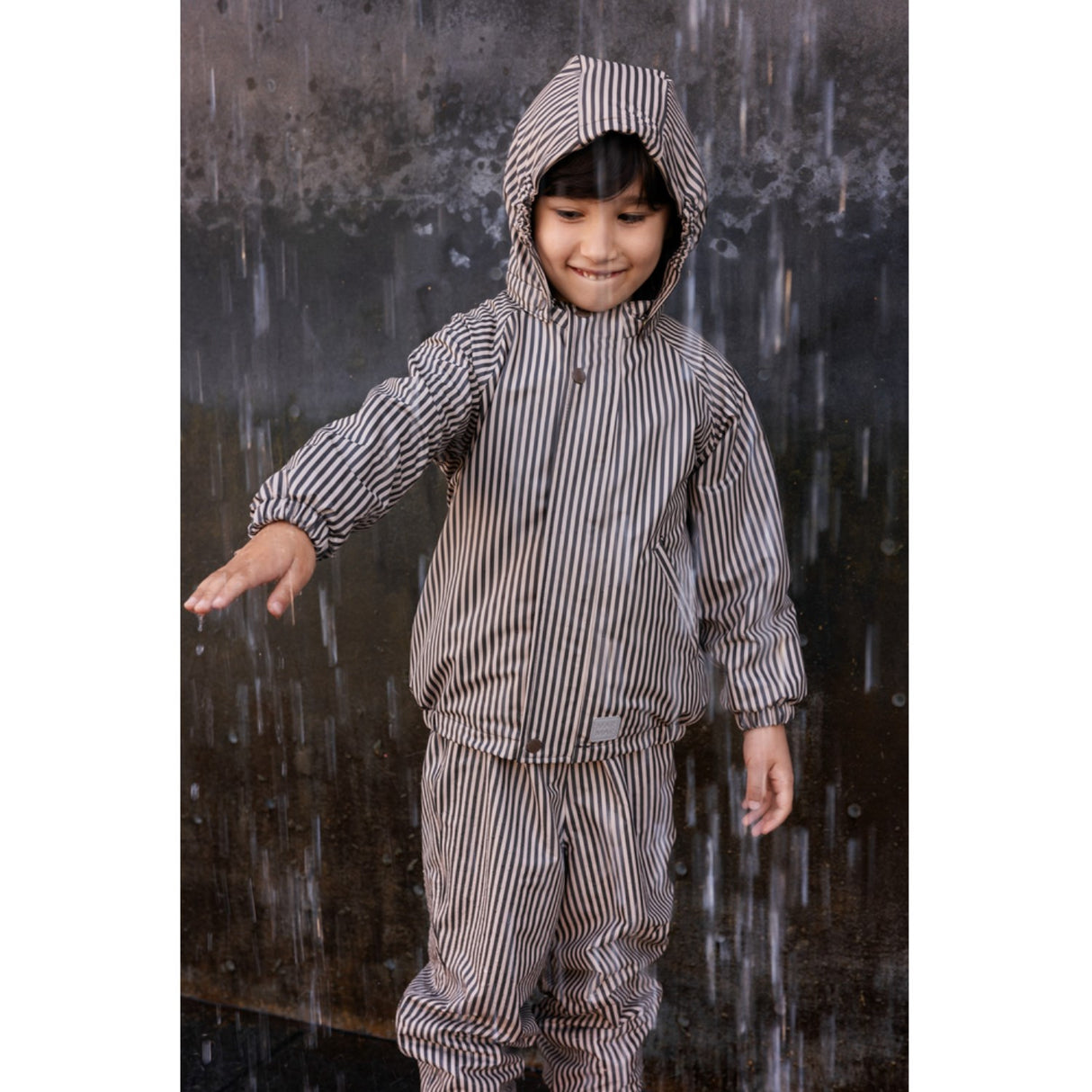 MarMar Rainwear Brown Stripe Oddy Sett