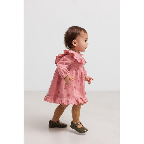 MarMar Embroidery Pink Delight Deas LS Klänning