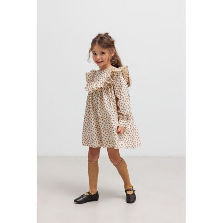 MarMar Poplin Japanese Flower Drine LS Klänning