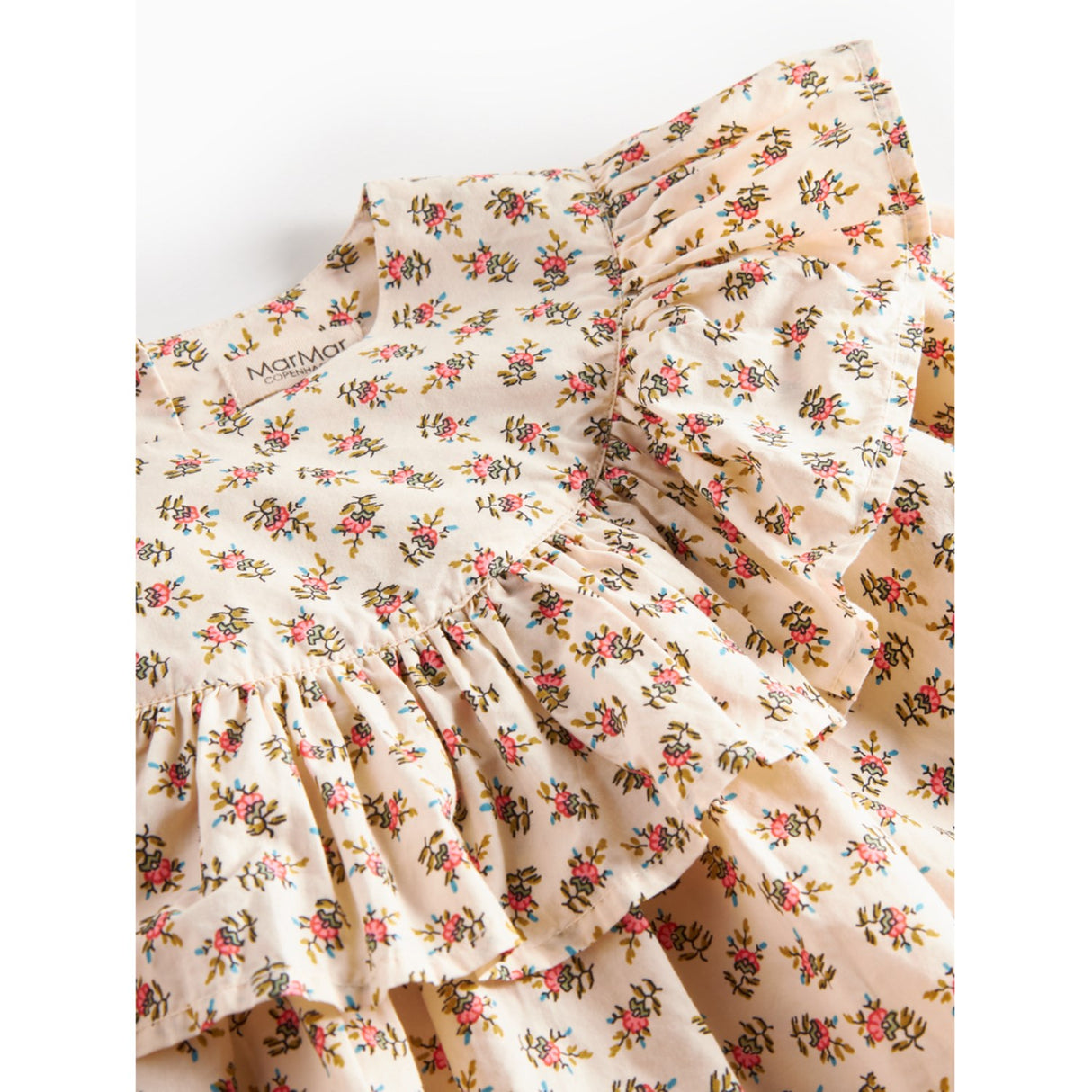 MarMar Poplin Japanese Flower Drine LS Klänning