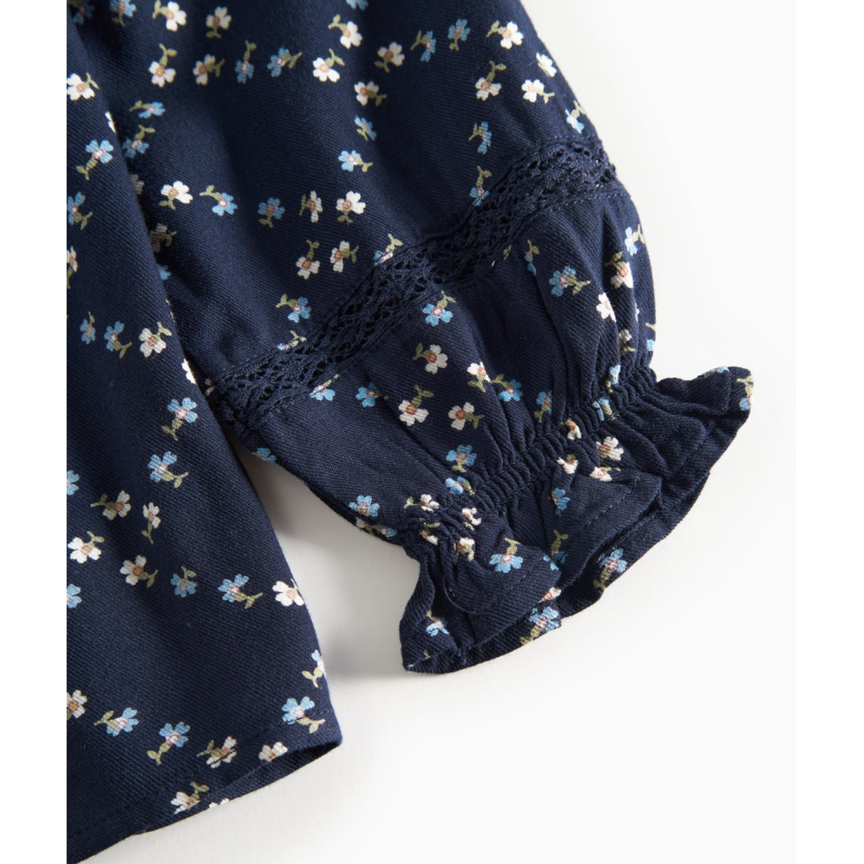 MarMar Viscose Twill French Flower Tuka LS Blus