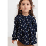 MarMar Viscose Twill French Flower Tuka LS Blus