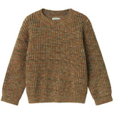 MarMar Cotton Knit Spacedye Dark Bronze Space Teno Stickad