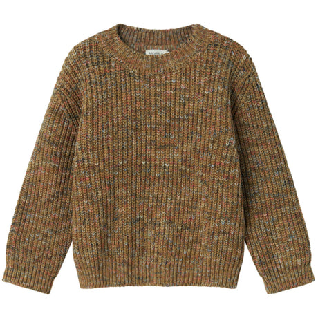 MarMar Cotton Knit Spacedye Dark Bronze Space Teno Stickad