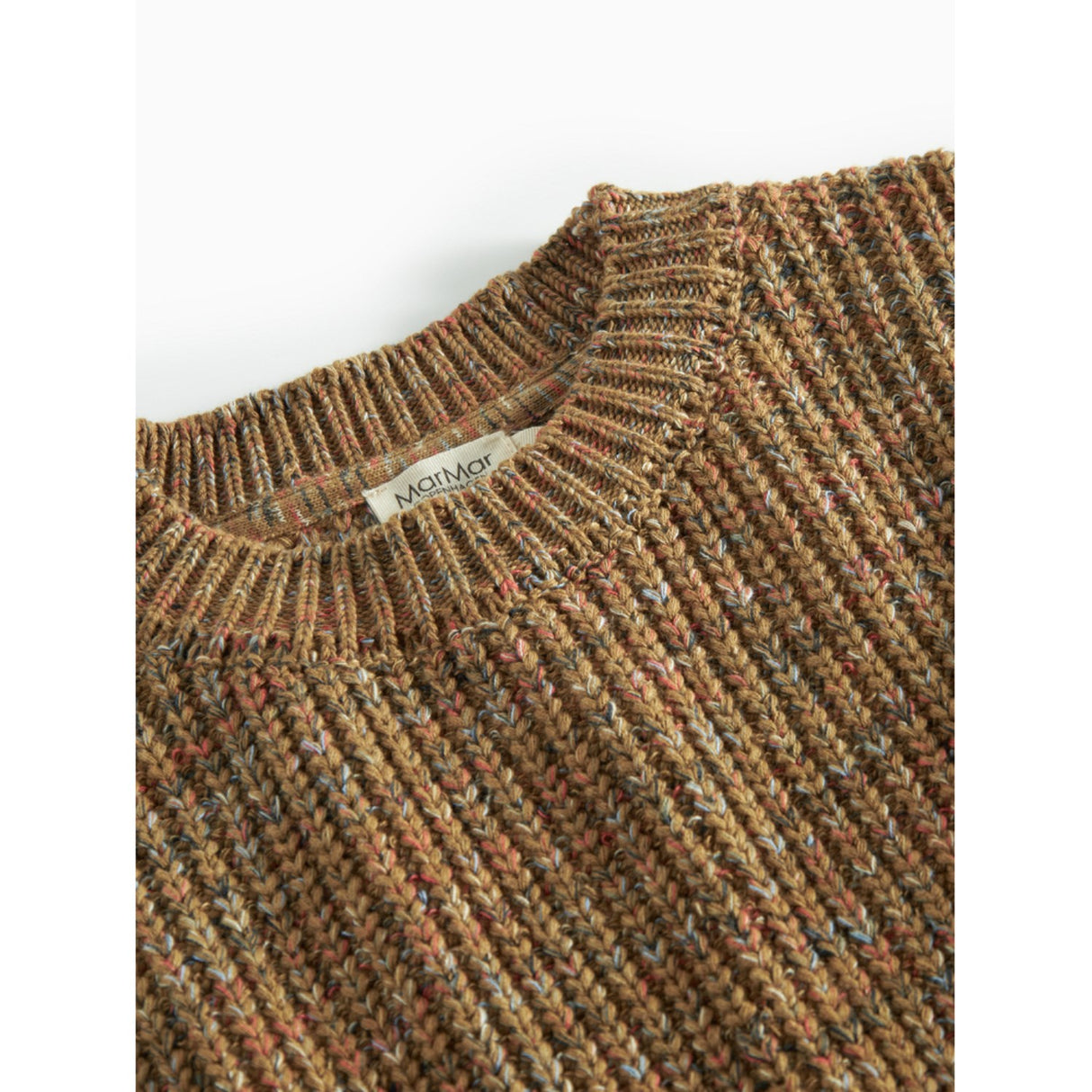 MarMar Cotton Knit Spacedye Dark Bronze Space Teno Stickad