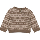 MarMar Heavy Knit Pattern Terre Stripe Talmi B Stickad Blus