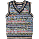 MarMar Light Cotton Wool Fair Isle Fair Isle Taj Stickad Väst