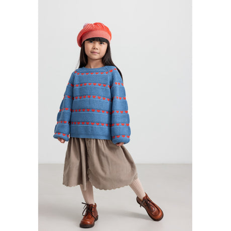 MarMar Light Cotton Wool Pattern Heaven Hearts Torin Stickad