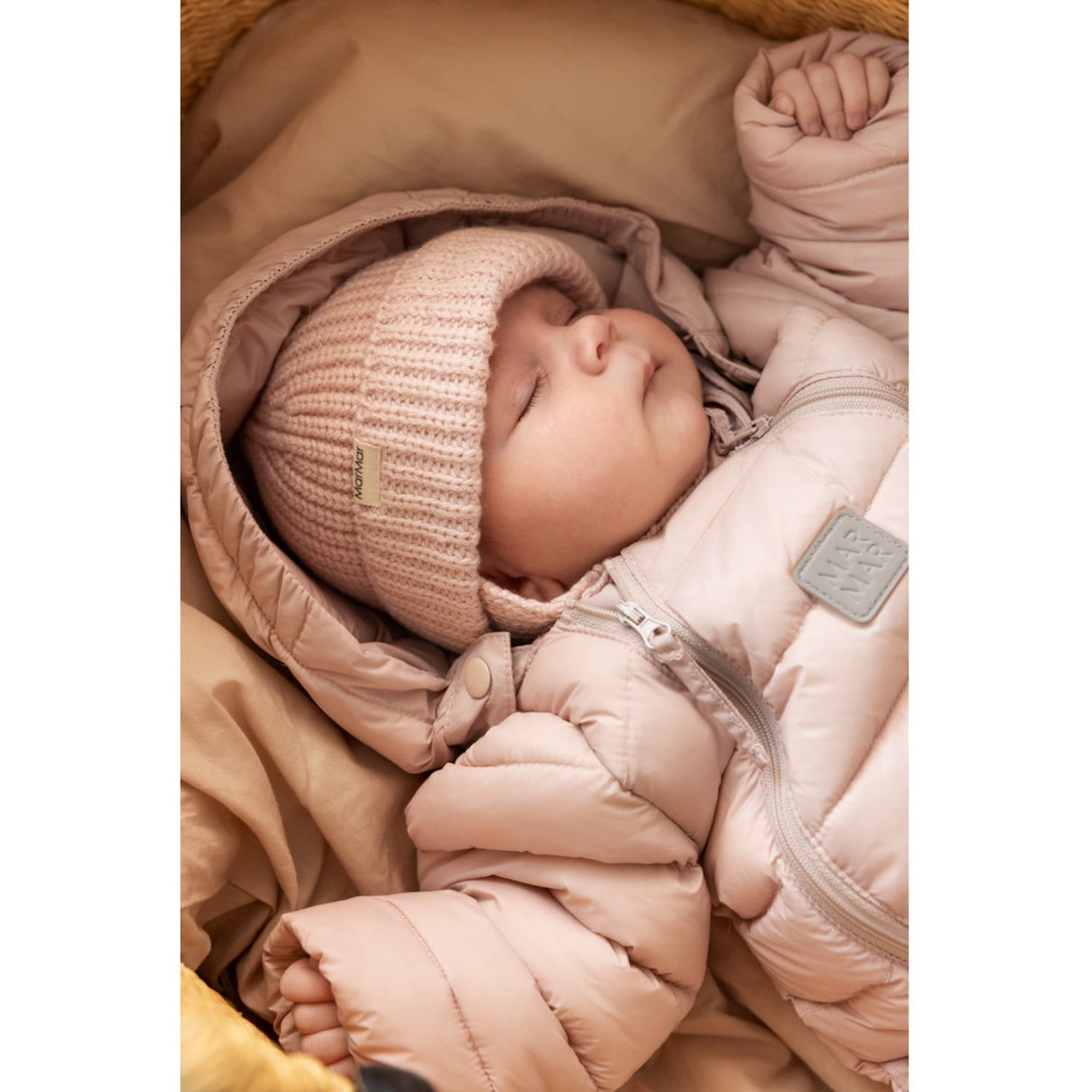 MarMar Heavy Knit Fisherman Cream Taupe Atlas Stickad Mössa