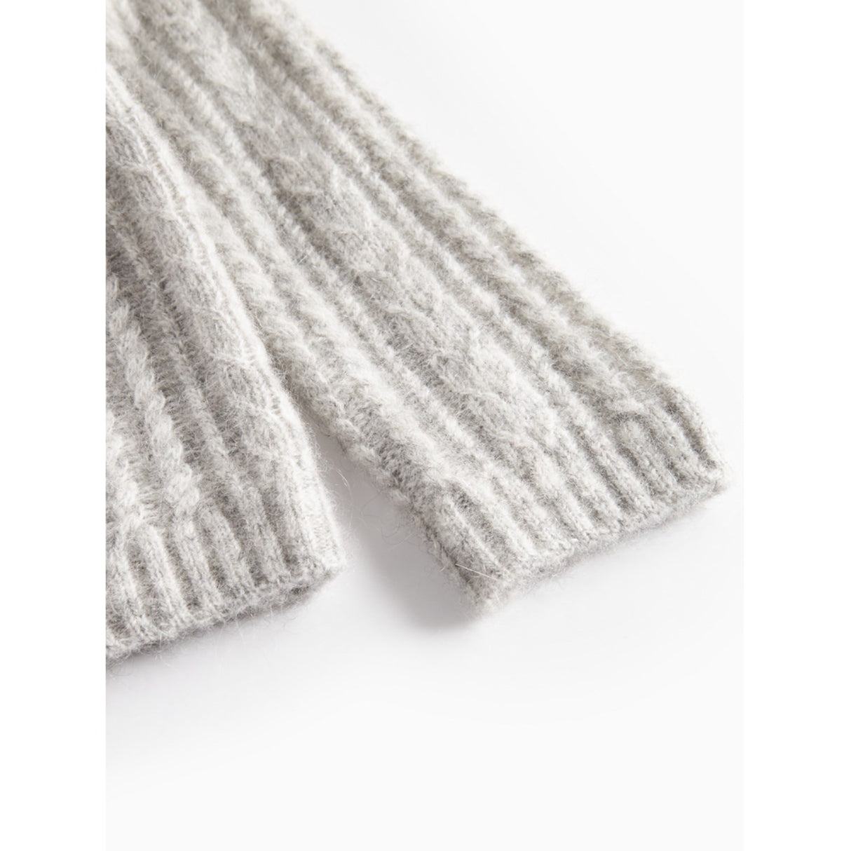 MarMar Mohair Cable Morning Dew Mel. Tavon Stickad Cardigan