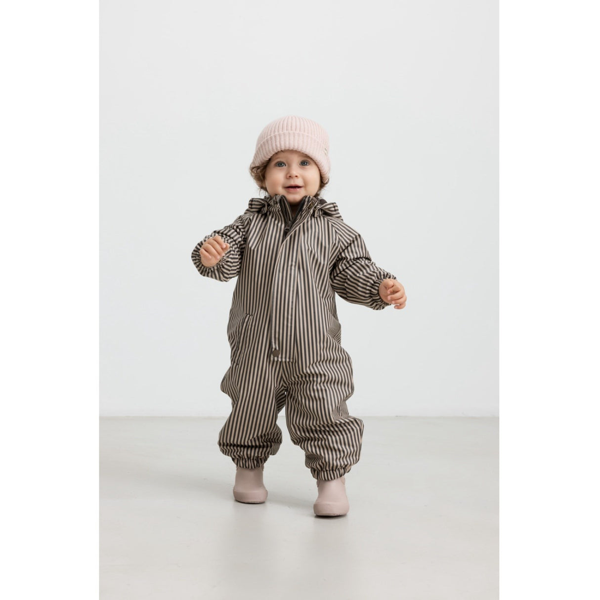 MarMar Rainwear Fleece Brown Stripe Orion Dräkt