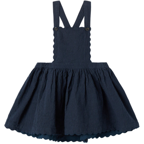 MarMar Chambray Dark Blue Stripe Danara Klänning