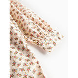 MarMar Poplin Japanese Flower Drine LS Klänning
