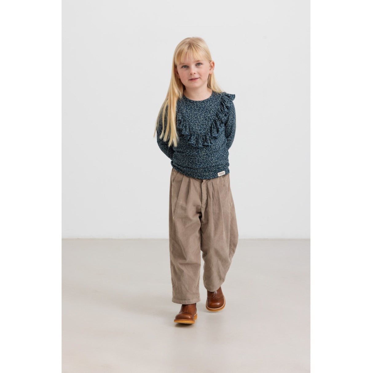 MarMar Leopard Dusty Green Leo Leo Taren Blus