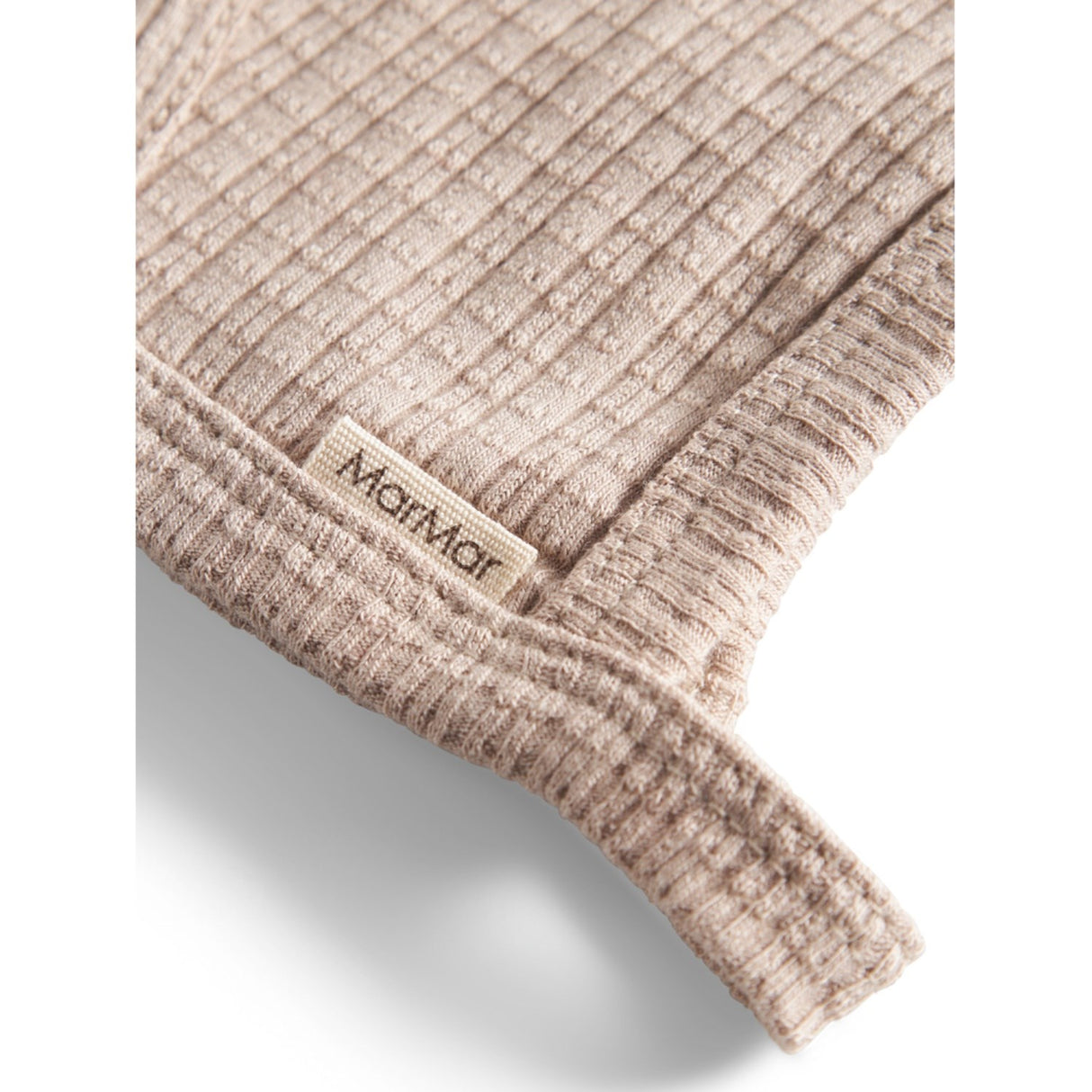 MarMar Modal Pointelle Rib Soft Beige Mössa