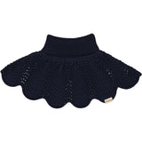 MarMar Light Cotton Wool Lace Ink Stickad Neck Warmer
