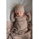 MarMar New Born Modal Pointelle Rib Soft Beige Aiko Mössa