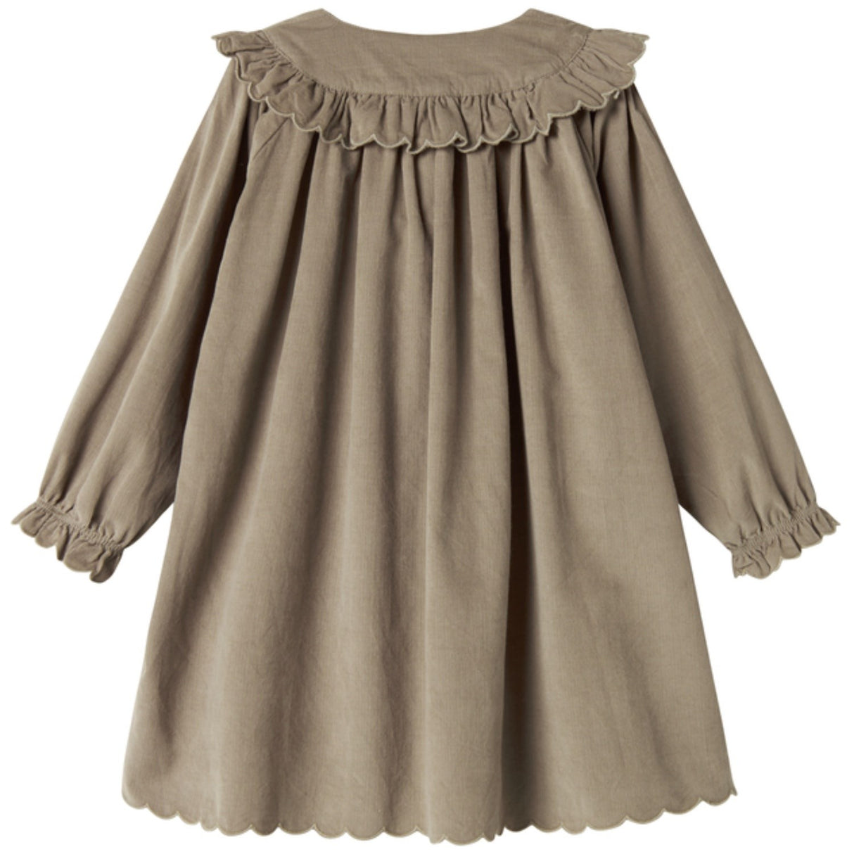 MarMar Fine Cord Mud Delina LS Klänning
