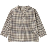 MarMar Seersucker Check Pilot Navy Check Totoro Skjorta