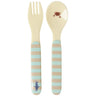 Rice Blue Ocean Print Kids Melamine Sked And Fork