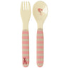 Rice Coral Ocean Print Kids Melamine Sked And Fork