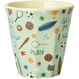 Rice Sports Print Melamine Kopp Medium 250 Ml