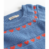 MarMar Light Cotton Wool Pattern Heaven Hearts Torin Stickad