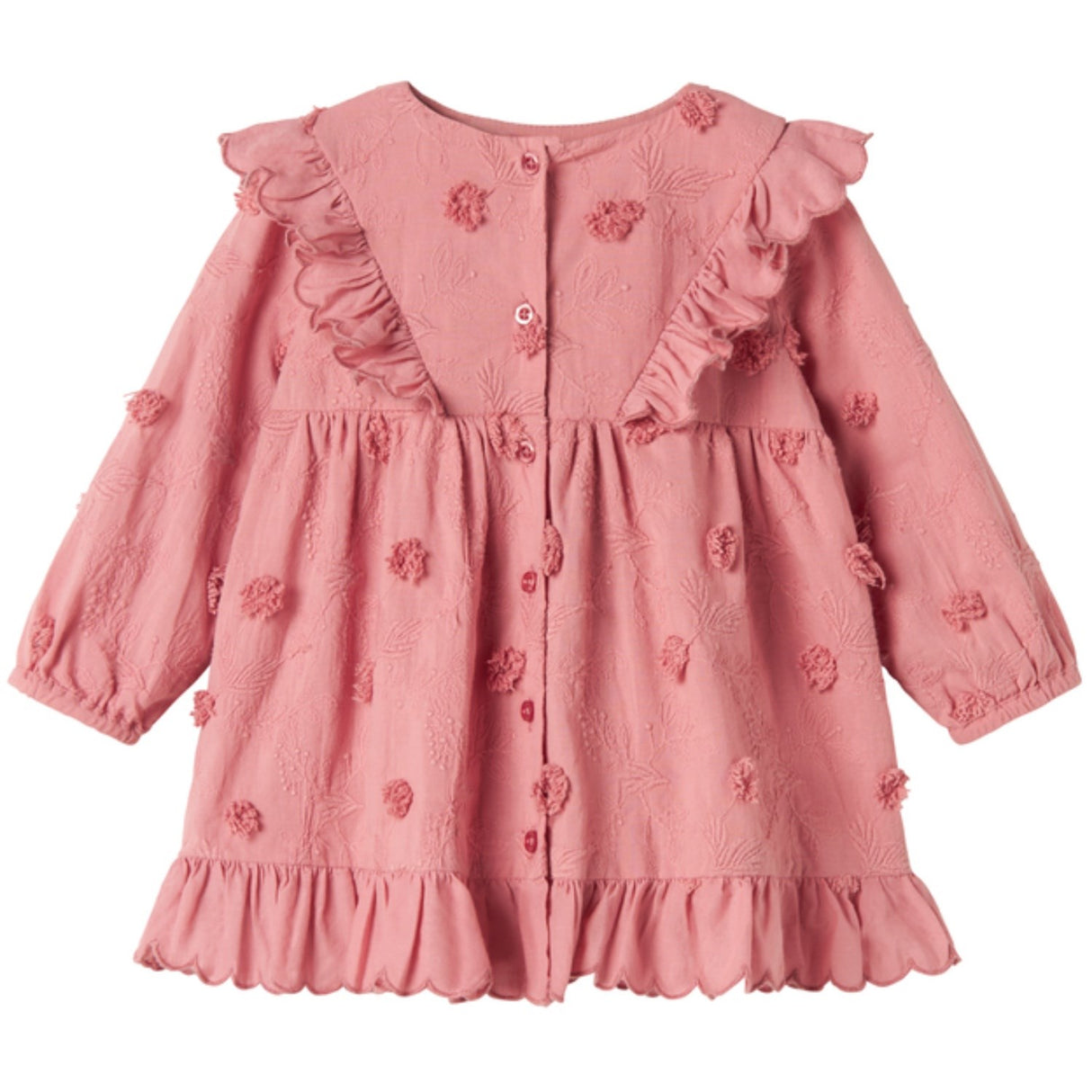 MarMar Embroidery Pink Delight Deas LS Klänning