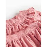 MarMar Embroidery Pink Delight Deas LS Klänning