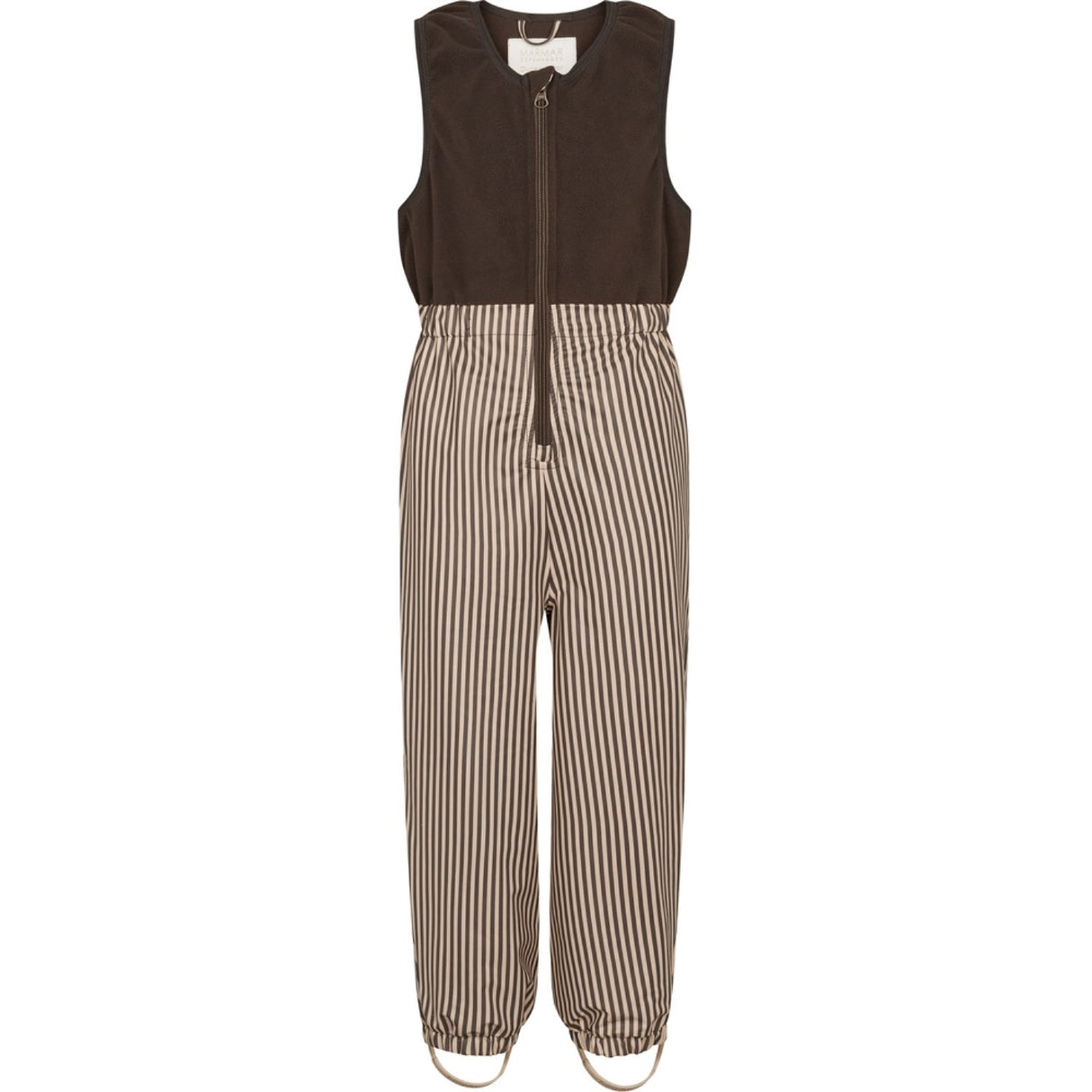 MarMar Rainwear Fleece Brown Stripe Obo Sett