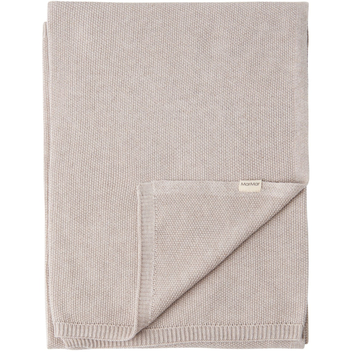MarMar New Born Modal Mix Pearl Cashew Melange Alia Stickad Filt