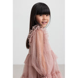 MarMar Tulle Dotty Faded Rose Doth LS Klänning