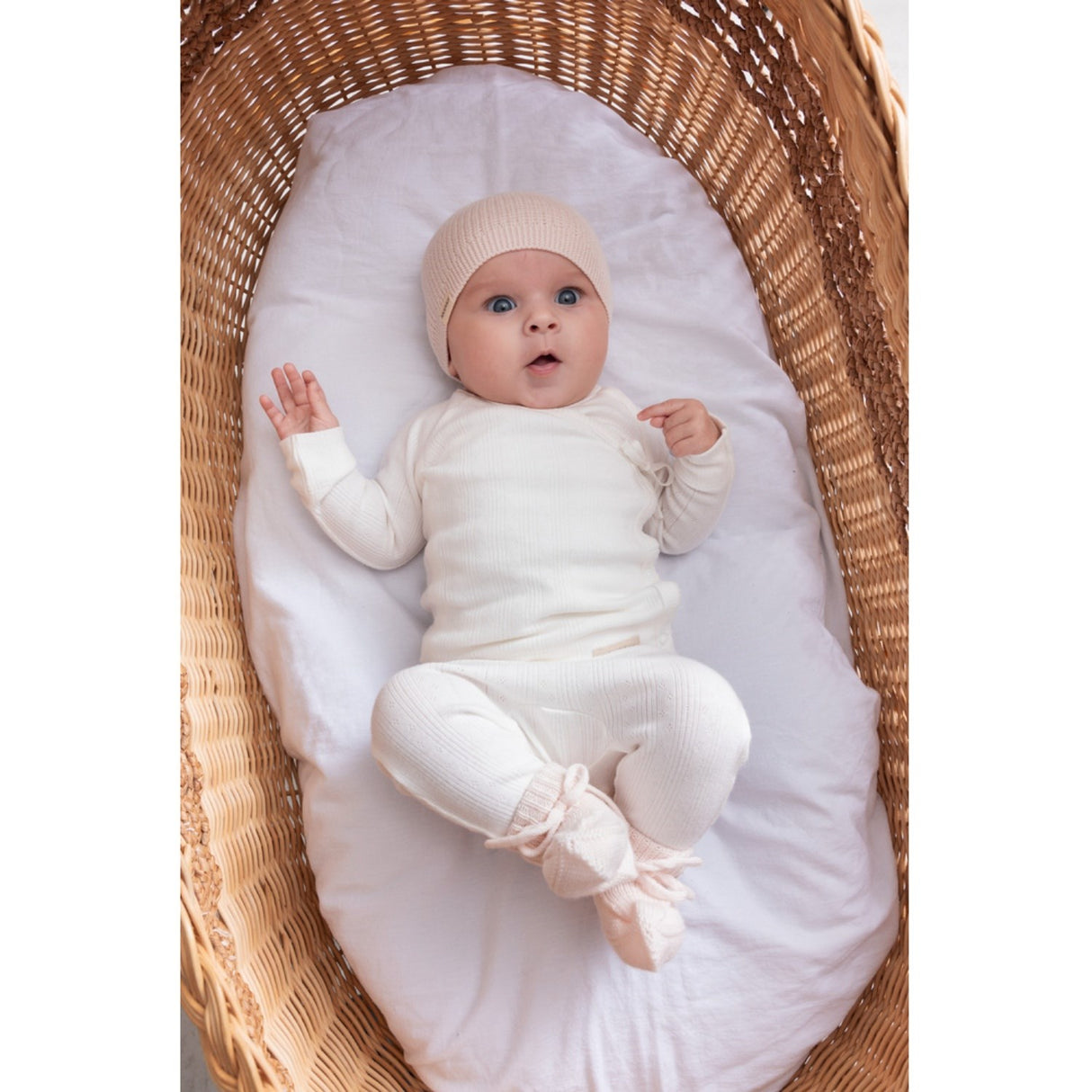 MarMar New Born Modal Pointelle Gentle White Piva Byxor