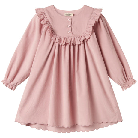MarMar Fine Cord Soft Berry Delina LS Klänning