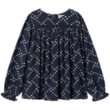 MarMar Viscose Twill French Flower Tuka LS Blus