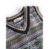 MarMar Light Cotton Wool Fair Isle Fair Isle Taj Stickad Väst