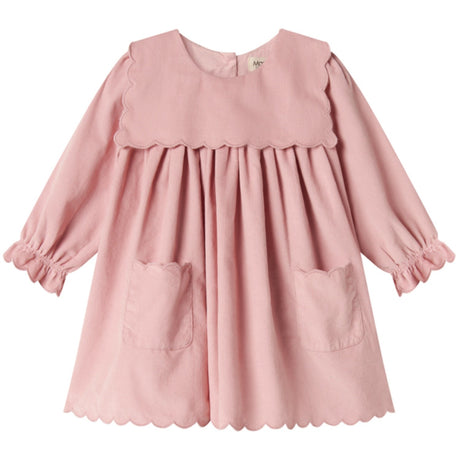 MarMar Fine Cord Soft Berry Dulle Klänning