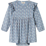 MarMar Smooth Jersey Unicorn Dream Ramona Frill LS Klänning