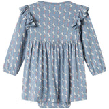 MarMar Smooth Jersey Unicorn Dream Ramona Frill LS Klänning