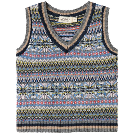 MarMar Light Cotton Wool Fair Isle Fair Isle Taj B Stickad Väst