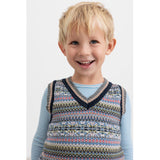 MarMar Light Cotton Wool Fair Isle Fair Isle Taj B Stickad Väst