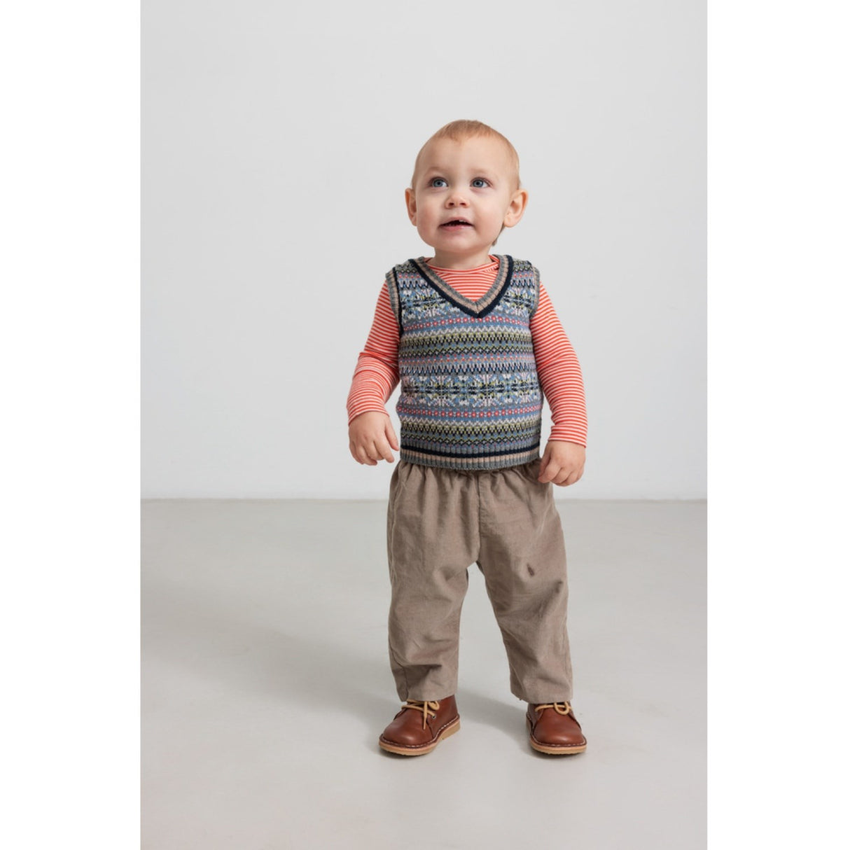 MarMar Light Cotton Wool Fair Isle Fair Isle Taj B Stickad Väst