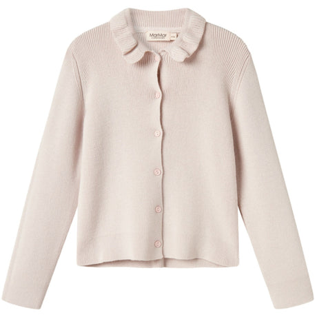 MarMar Light Cotton Wool Rib Vanilla Tilda Stickad Cardigan