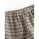 MarMar Seersucker Check Pilot Navy Check Palle Byxor