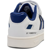 Hummel White/Blue St Power Play Jr Sneakers