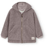 Mini A ture Zinc Purple Matliff Teddyfleece Jacket. GRS