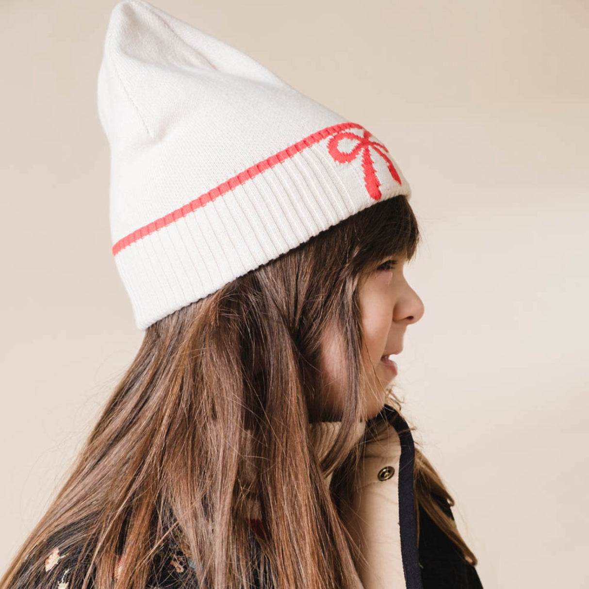 That's Mine Almond Peach Leonora Beanie